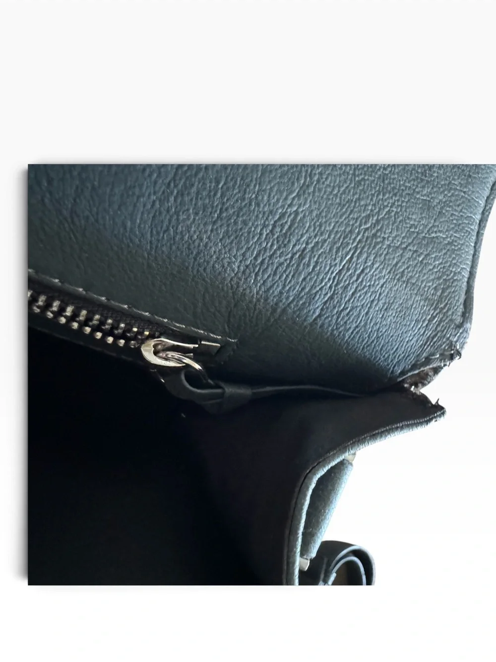 B Brian Atwood Black Monogram Embossed Top Handle Satchel Bag with Tassels